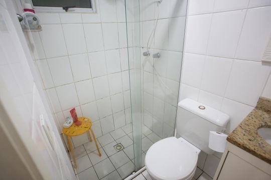 Banheiro Social de apartamento à venda com 2 quartos, 62m² em Freguesia (jacarepaguá), Rio de Janeiro