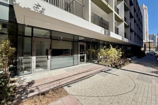 Fachada  de kitnet/studio para alugar com 1 quarto, 26m² em Itaim Bibi, São Paulo