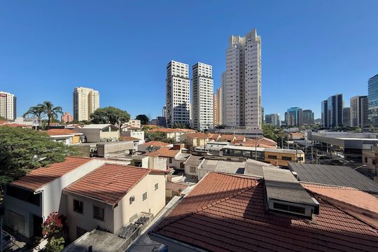 Vista  de kitnet/studio para alugar com 1 quarto, 26m² em Itaim Bibi, São Paulo