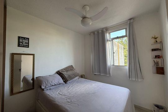 Quarto de apartamento à venda com 2 quartos, 48m² em Nova Gameleira, Belo Horizonte