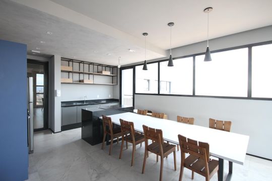 Área comum de apartamento à venda com 2 quartos, 61m² em Vila Dom Pedro I, São Paulo