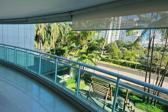 Varanda da Sala de apartamento para alugar com 2 quartos, 112m² em Barra da Tijuca, Rio de Janeiro