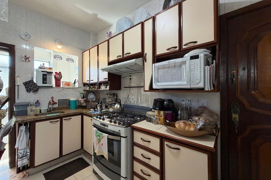 Cozinha de apartamento à venda com 3 quartos, 104m² em Taquara, Rio de Janeiro