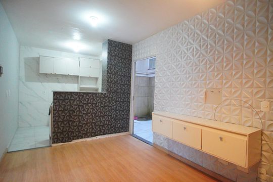 Sala de apartamento para alugar com 2 quartos, 42m² em Feitoria, São Leopoldo