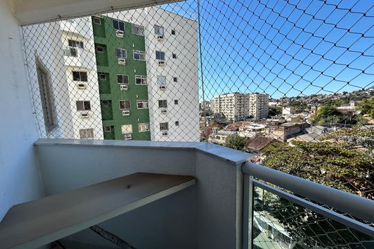 Varanda da Sala de apartamento à venda com 2 quartos, 53m² em Engenho de Dentro, Rio de Janeiro