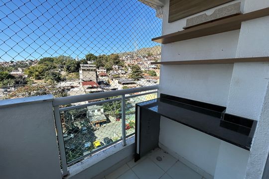 Varanda da Sala de apartamento à venda com 2 quartos, 53m² em Engenho de Dentro, Rio de Janeiro