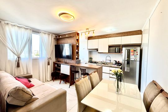 Sala de jantar  de apartamento para alugar com 2 quartos, 43m² em Vila Cosmopolita, São Paulo
