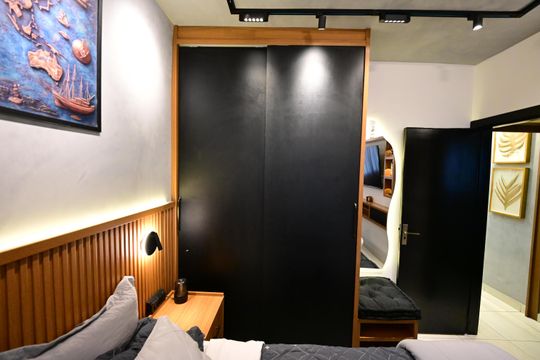Suíte de apartamento à venda com 2 quartos, 56m² em Setor Bueno, Goiânia