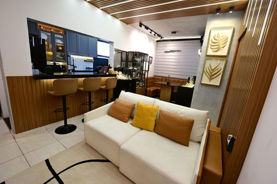 Sala de apartamento para alugar com 2 quartos, 56m² em Setor Bueno, Goiânia