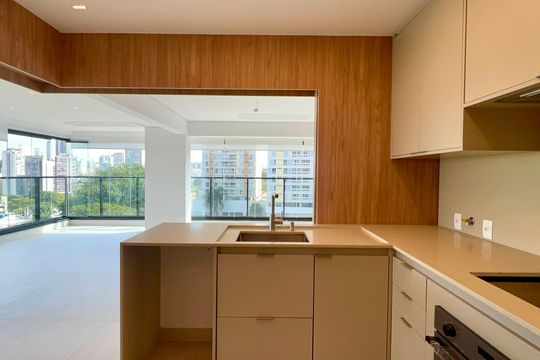 Cozinha de apartamento para alugar com 4 quartos, 163m² em Pinheiros, São Paulo