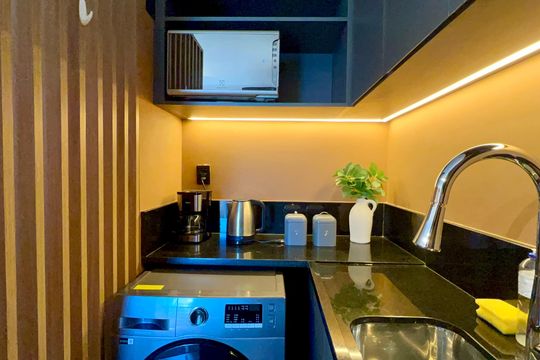 Cozinha de kitnet/studio para alugar com 1 quarto, 30m² em Vila Mariana, São Paulo