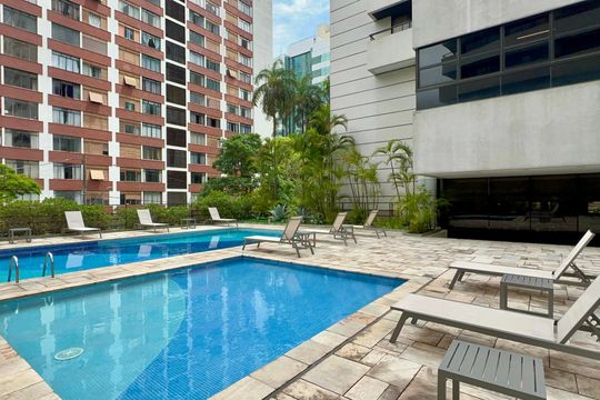 Piscina de kitnet/studio para alugar com 1 quarto, 30m² em Vila Mariana, São Paulo