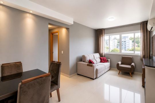 Sala de apartamento para alugar com 2 quartos, 55m² em Teresópolis, Porto Alegre