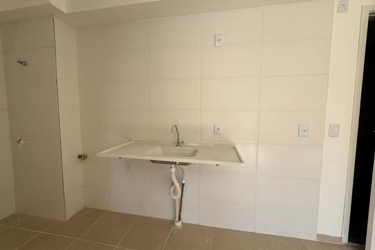 Cozinha de apartamento para alugar com 2 quartos, 40m² em Jardim Boa Vista (zona Oeste), Osasco