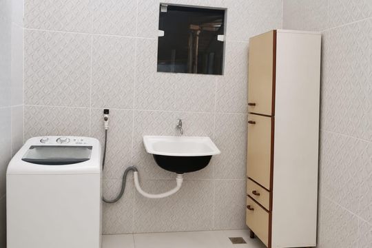 Área de serviço de casa para alugar com 2 quartos, 70m² em Santíssimo, Rio de Janeiro
