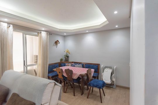 Sala de apartamento à venda com 3 quartos, 87m² em Vila Progresso, Campinas