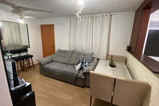 Sala de apartamento para alugar com 2 quartos, 44m² em São José, Canoas