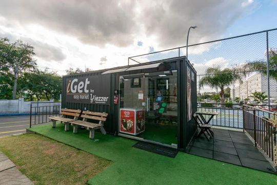 Área externa de apartamento para alugar com 2 quartos, 44m² em São José, Canoas