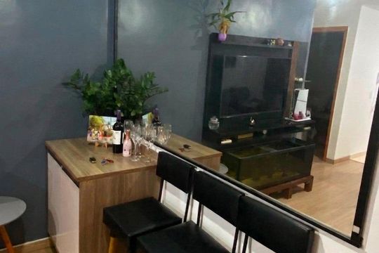 Sala de apartamento para alugar com 2 quartos, 44m² em São José, Canoas