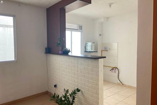 Cozinha de apartamento para alugar com 2 quartos, 44m² em São José, Canoas