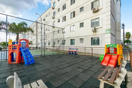 Área externa de apartamento para alugar com 2 quartos, 44m² em São José, Canoas