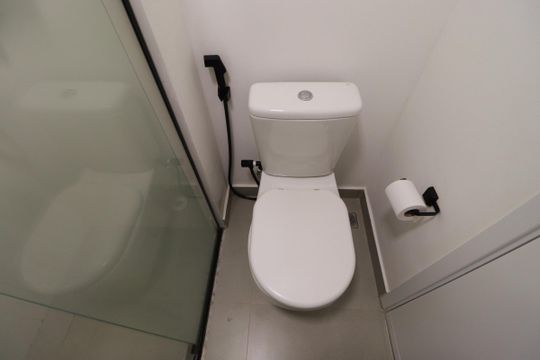 Banheiro  de apartamento para alugar com 1 quarto, 50m² em Alto da Boa Vista, Ribeirão Preto