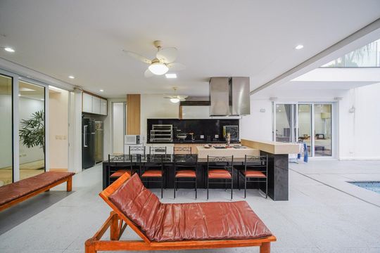 Área Gourmet de casa de condomínio à venda com 5 quartos, 616m² em Alphaville, Santana de Parnaíba