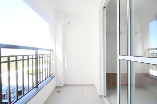 Varanda da Sala de apartamento à venda com 1 quarto, 35m² em Jardim Vazani, São Paulo