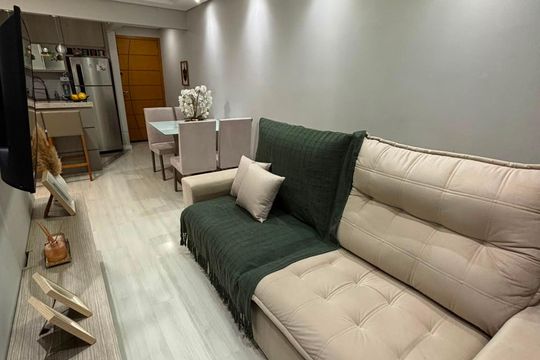 Sala/cozinha de apartamento para alugar com 2 quartos, 65m² em Jardim California, Jacareí