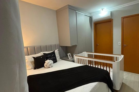 Quarto de apartamento para alugar com 2 quartos, 75m² em Jardim California, Jacareí