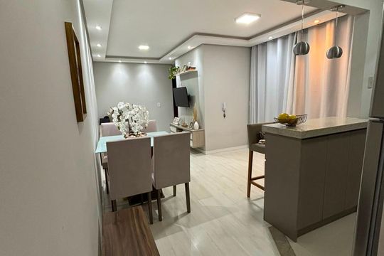 Sala/cozinha de apartamento para alugar com 2 quartos, 75m² em Jardim California, Jacareí