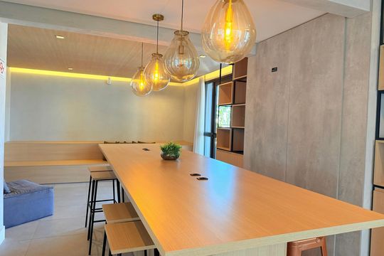 Área comum de kitnet/studio à venda com 1 quarto, 28m² em Jardim das Acacias, São Paulo