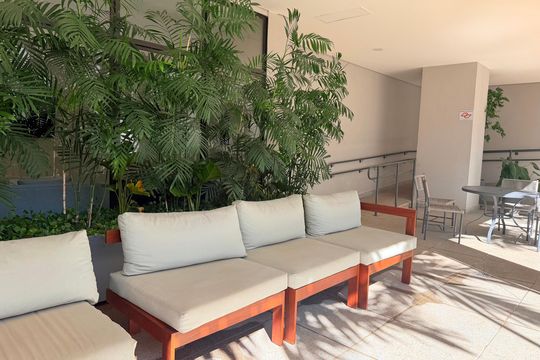 Área comum de kitnet/studio à venda com 1 quarto, 28m² em Jardim das Acacias, São Paulo