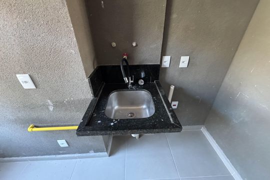 Sacada e área de serviço de apartamento à venda com 2 quartos, 92m² em Paulicéia, São Bernardo do Campo