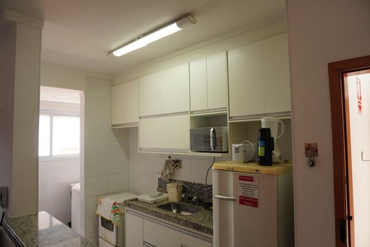 Cozinha de apartamento para alugar com 3 quartos, 82m² em Centro, São Carlos