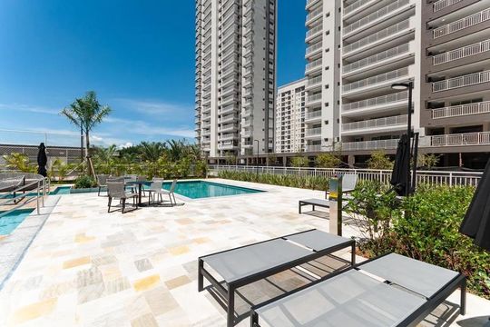Área comum - Piscina de apartamento à venda com 3 quartos, 127m² em Vila Anastácio, São Paulo