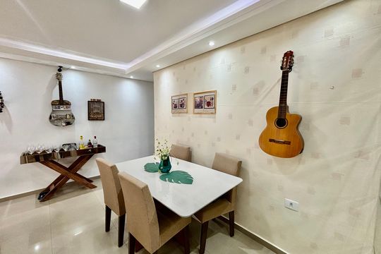 Sala de jantar de apartamento à venda com 3 quartos, 65m² em Vila Araguaia, São Paulo