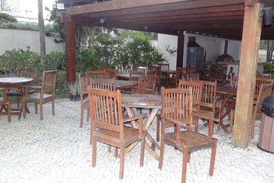 Área comum - Churrasqueira de casa à venda com 3 quartos, 158m² em Barra da Tijuca, Rio de Janeiro