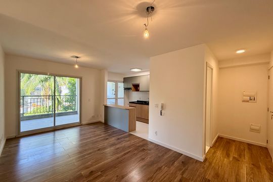 Sala  de apartamento à venda com 4 quartos, 110m² em Santo Amaro, São Paulo