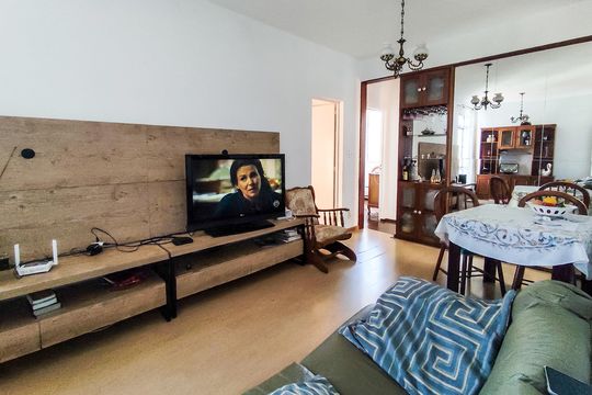 Sala de apartamento à venda com 3 quartos, 104m² em Sagrada Família, Belo Horizonte