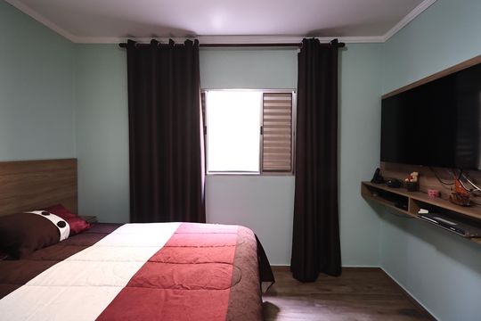 Suite de casa à venda com 2 quartos, 150m² em Vila Progresso, Santo André