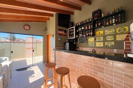 Área gourmet  de casa à venda com 2 quartos, 150m² em Vila Progresso, Santo André