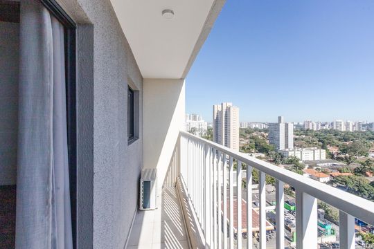 Varanda de apartamento para alugar com 1 quarto, 30m² em Santo Amaro, São Paulo