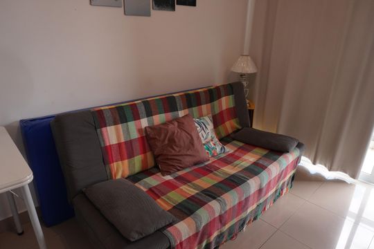 Sala de apartamento para alugar com 1 quarto, 58m² em Centro, São Carlos