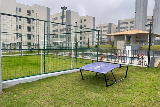Área externa de apartamento para alugar com 2 quartos, 46m² em Cabacu, Nova Iguaçu