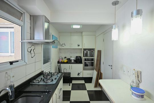 Cozinha de apartamento à venda com 3 quartos, 97m² em Vila Prel, São Paulo