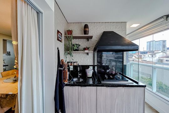 Varanda de apartamento à venda com 2 quartos, 90m² em Vila Carrão, São Paulo