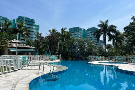 Área comum - Piscina de apartamento à venda com 2 quartos, 77m² em Barra Olímpica, Rio de Janeiro