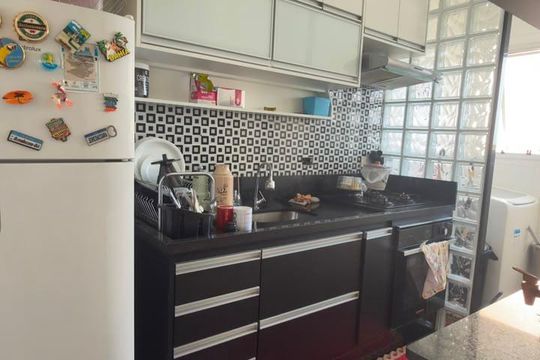 Cozinha de apartamento à venda com 3 quartos, 68m² em Planalto, São Bernardo do Campo