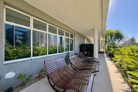 Área comum de apartamento à venda com 1 quarto, 67m² em Brooklin, São Paulo
